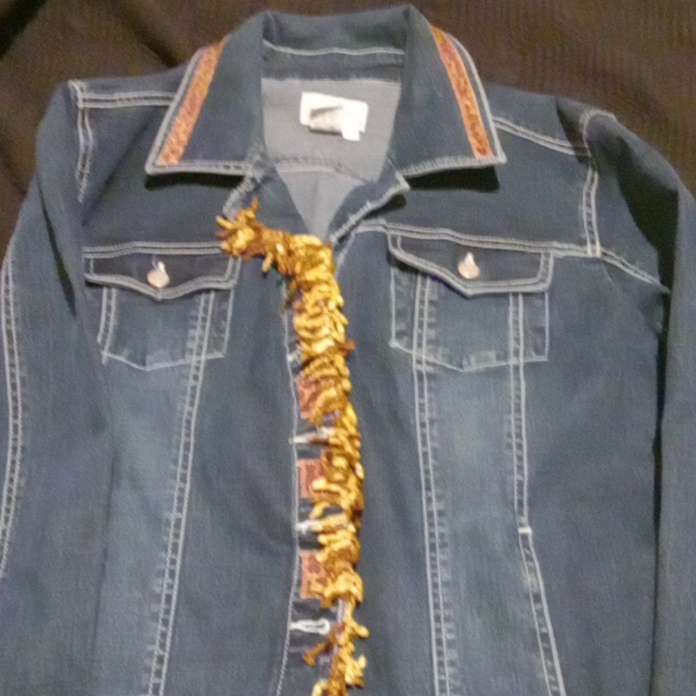 A woman's jeans jacket